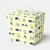 トレンディーの夏のアイコンのパターン フェイバーボックス (裏面サイド)