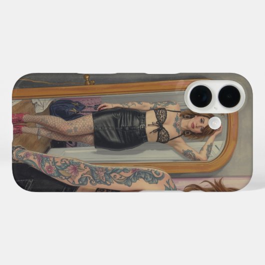 トレンディーの女性のiPhone 16ケーススタイリッシュギフトのために Case-Mate iPhoneケース (裏面 (横))