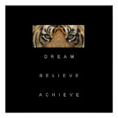 トレンディーの成功ゴールやる気を起こさせる引用文 ポスター (正面)