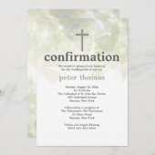 トレンディーの抽象的な確認の招待状 招待状 (正面/裏面)