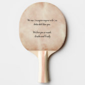 トレンディーの水の色ハッピー父の日の写真 卓球ラケット (裏面)