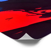 トレンディーの濃い色 ポスター (角)