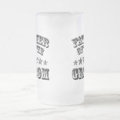 トレンディーの父は新郎のフロステッドビアマグ フロストグラスビールジョッキ (中央)