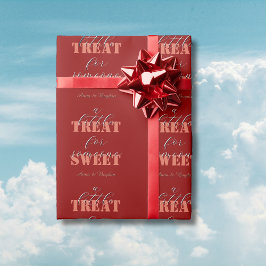 トレンディーの甘いバレンタイン ラッピングペーパー