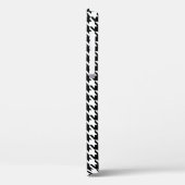 トレンディーの白黒チェ千鳥格子のックパターン Case-Mate iPhoneケース (裏面 / 左)