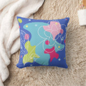 トレンディーの花の斑点のベクターパターン クッション (ブランケット)