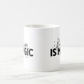 トレンディーの親切は魔法 コーヒーマグカップ (中央)