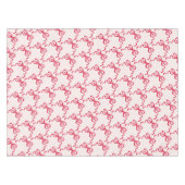 トレンディーの赤いリボン弓 テーブルクロス (正面(横))