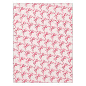 トレンディーの赤いリボン弓 テーブルクロス (正面)