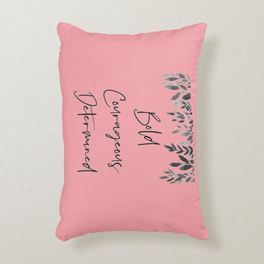 トレンディーはっきりしたの果敢な決意 アクセントクッション (正面(垂直))