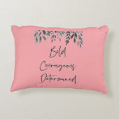 トレンディーはっきりしたの果敢な決意 アクセントクッション (裏面)