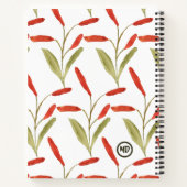 トレンディーはっきりしたパター書ンのカスタマイズ ノートブック (裏面)