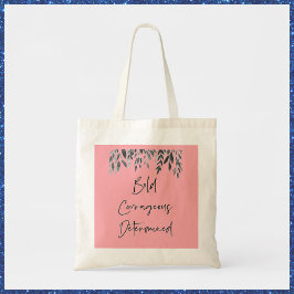 トレンディーはっきりした果敢な決定ピンクのトートバッグ トートバッグ