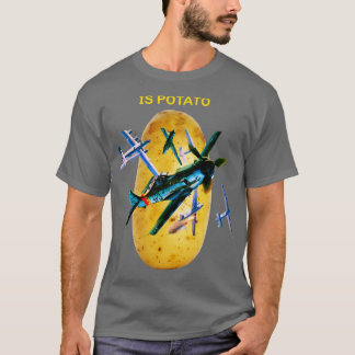 トレンディーはポテトと軍隊 Tシャツ