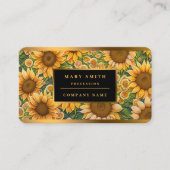トレンディーひまわりビューティフルコレクション 名刺 (正面)