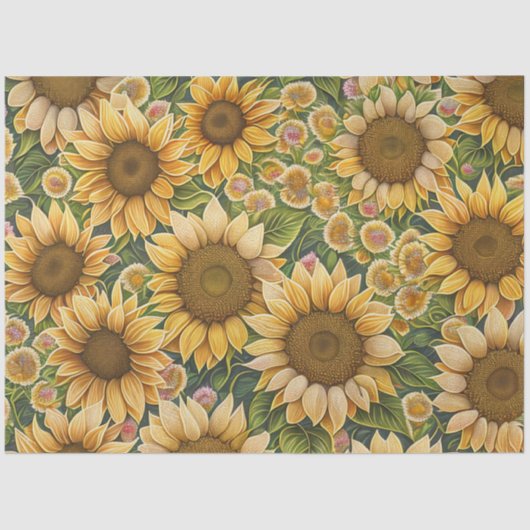 トレンディーひまわりビューティフルコレクション 薄葉紙 (正面)