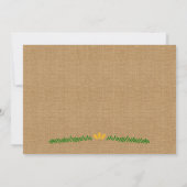 トレンディーひまわり結婚式招待状 招待状 (裏面)