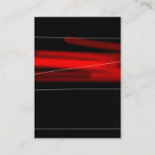 トレンディーぽちゃぽちゃぽちゃの黒いモノグラムの名刺 名刺 (裏面)