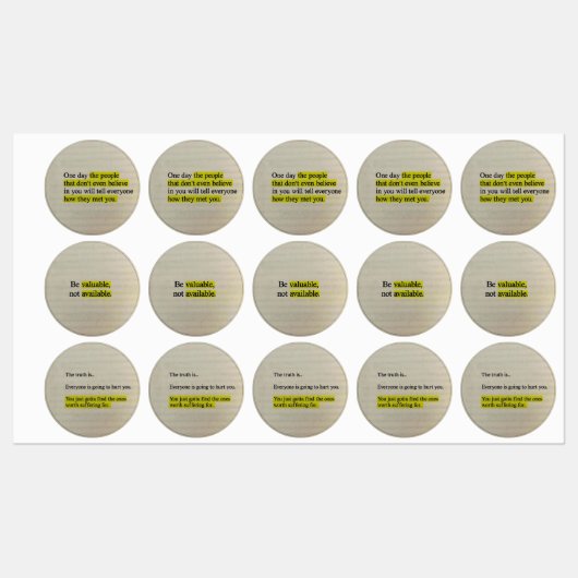 トレンディーやる気を起こさせるステッカーセットInstagram Post ラベル (シート)