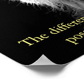 トレンディーやる気を起こさせるライオン測定 ポスター (角)