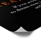 トレンディーやる気を起こさせるリーダシップライオン ポスター (角)