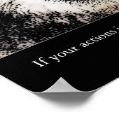 トレンディーやる気を起こさせるリーダーシップ狼の目 ポスター (角)