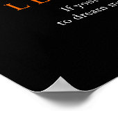 トレンディーやる気を起こさせるリーダースライオンポスター ポスター (角)