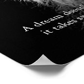 トレンディーやる気を起こさせる決定ライオンのアートワーク ポスター (角)