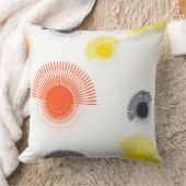 トレンディーよくはしゃぐ、生き生き、カッコいい円形の幾何学的 クッション (ブランケット)