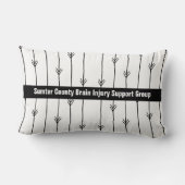 トレンディーアカスタムローズ脳傷害遺族 ランバークッション (裏面)