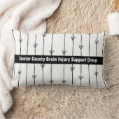トレンディーアカスタムローズ脳傷害遺族 ランバークッション (ブランケット)