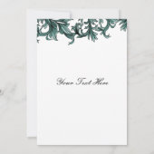 トレンディーアクアフローリッシュビジネスサンキューカード サンキューカード (裏面)