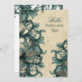 トレンディーアクアフローリッシュビジネスサンキューカード サンキューカード (正面/裏面)