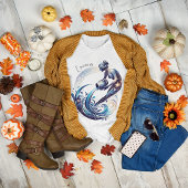 トレンディーアクエリアスウォーターカラー〔占星術の〕十二宮図デザイン トートバッグ