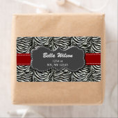 トレンディーアドレスの出荷ラベル ラベル (インサイチュ)