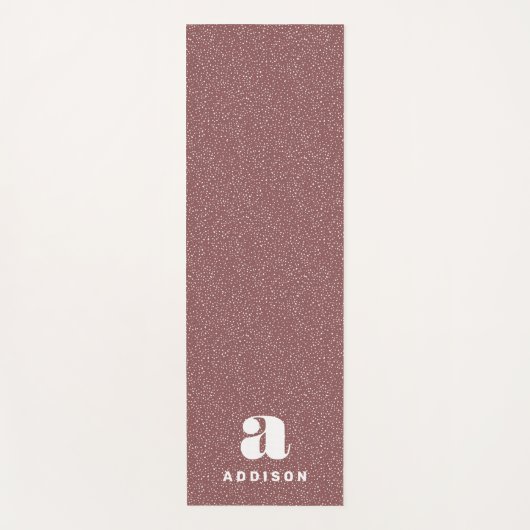 トレンディーアニマルプリントパーソナライズされた曲 ヨガマット (正面)