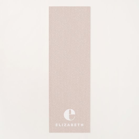 トレンディーアニマルプリントピンパーソナライズされたク ヨガマット (正面)