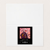 トレンディーアニメスタイルの女性キャラクター 名刺 (外部フラット)