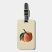 トレンディーアミニマルミモダングルミクロチェットピーチ ラゲッジタグ (正面縦)