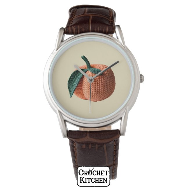 トレンディーアミニマルミモダングルミクロチェットピーチ 腕時計 (クリエイターアップロード済み)