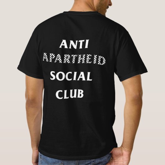 トレンディーアンチアパルトヘイドソーシャルクラブケフィエ Tシャツ (裏面)