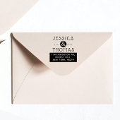 トレンディーアンパサンド名前をカスタムする&アドレス セルフインキングスタンプ