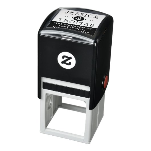 トレンディーアンパサンド名前をカスタムする&アドレス セルフインキングスタンプ (商品)