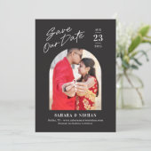 トレンディーアーチ編集可能カラー日付カードの保存 シーズンカード (スタンド正面)