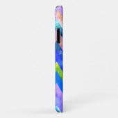 トレンディーアートの水絵画色の山型 Case-Mate iPhoneケース (裏面/右)