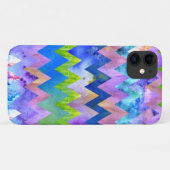 トレンディーアートの水絵画色の山型 Case-Mate iPhoneケース (裏面(横))