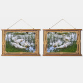 トレンディーアートダックスポンドライフ 吊り下げ型タペストリー (ダブル)