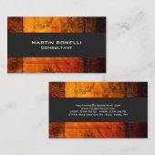 トレンディーイエロー抽象芸術グレープレーンクリーン 名刺 (正面/裏面)