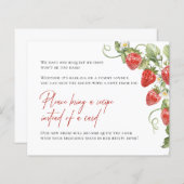 トレンディーイチゴブライダルレシピリクエストカード (正面/裏面)