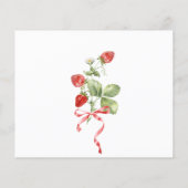 トレンディーイチゴブライダルレシピリクエストカード (裏面)